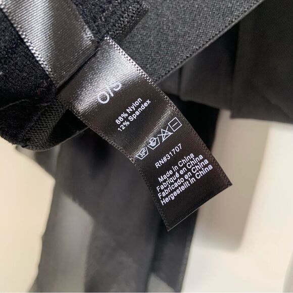 Allure Crazy in Love Black Teddy with Arm Capes ONE SIZE New With Tags - Picture 11 of 13